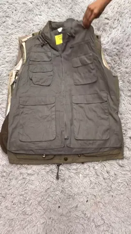 Vintage Multiple pockets fishing vest jackets